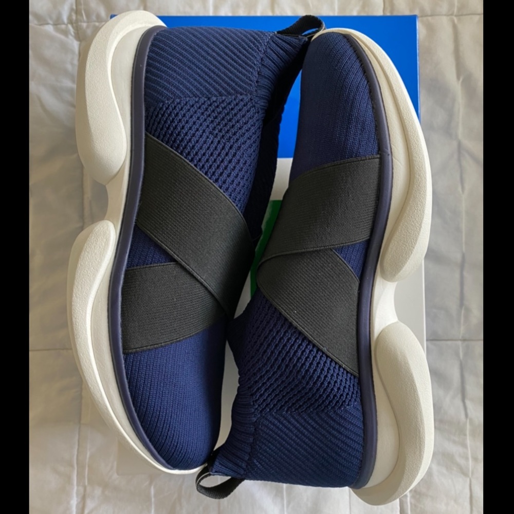 Tory Burch Navy and Black Women's Sneakers